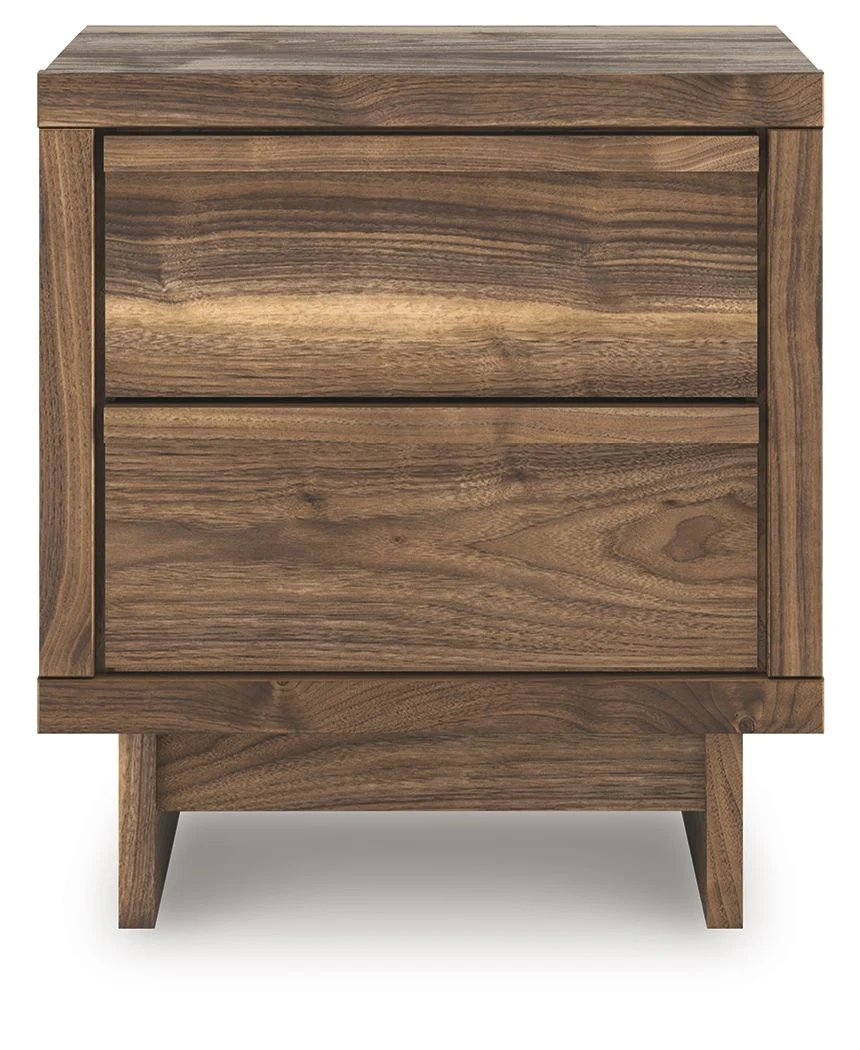 Chirason - Two Drawer Night Stand - Brown - Image 2