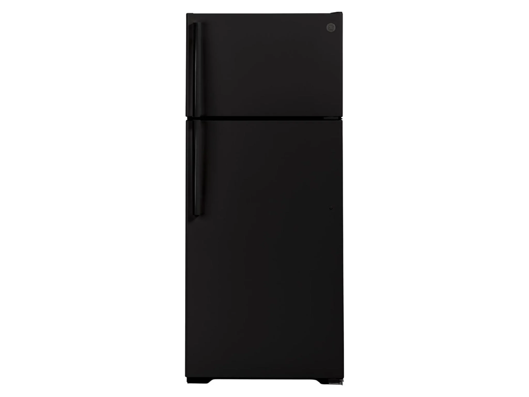 GE 17.5 Cubic Foot Top Mount Refrigerator – Black