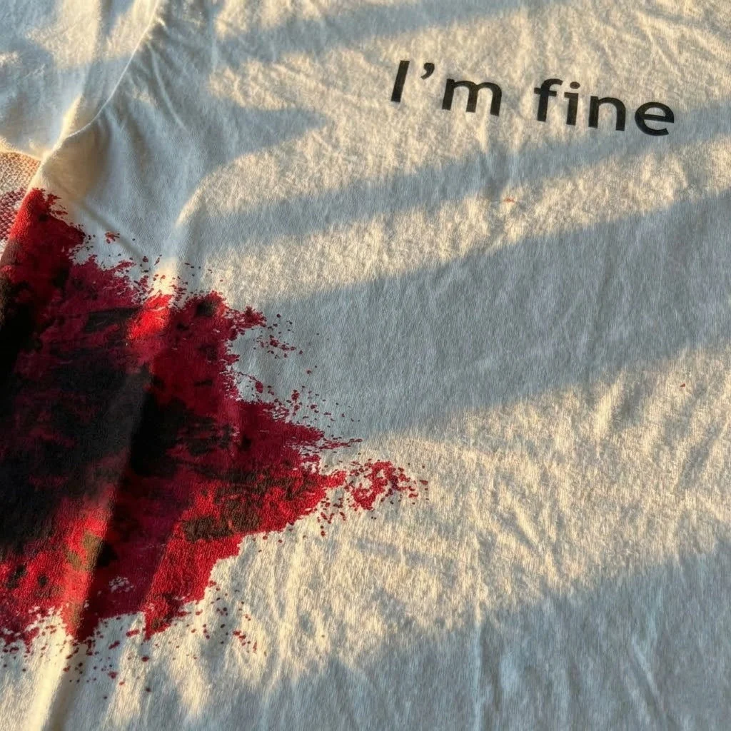 I'm Fine Funny T-Shirt - Image 3