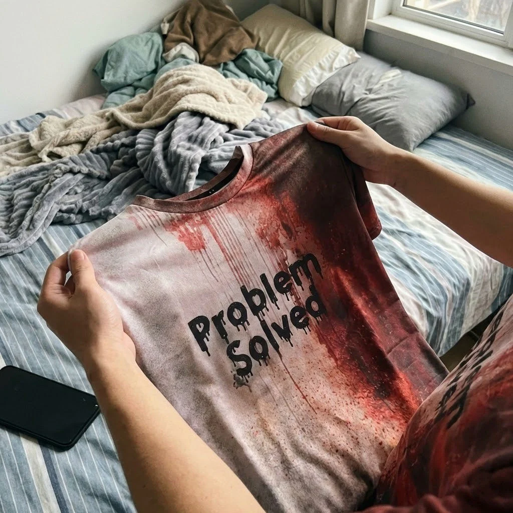 Problem Solved Funny T-Shirt - Image 3