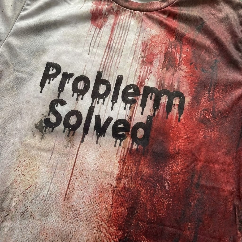 Problem Solved Funny T-Shirt - Image 2
