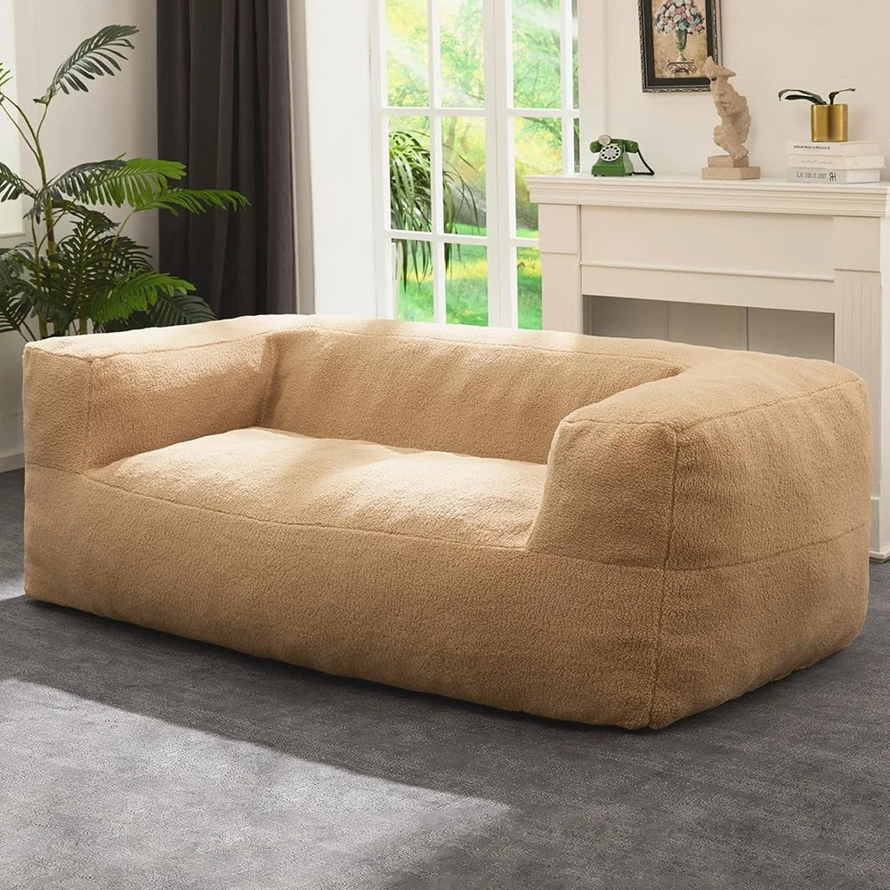 Plush Modern Soft Fabric Oversized Sofa - Image 1