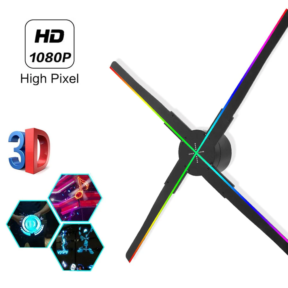 3D Holographic Wifi Projector Fan - Image 1