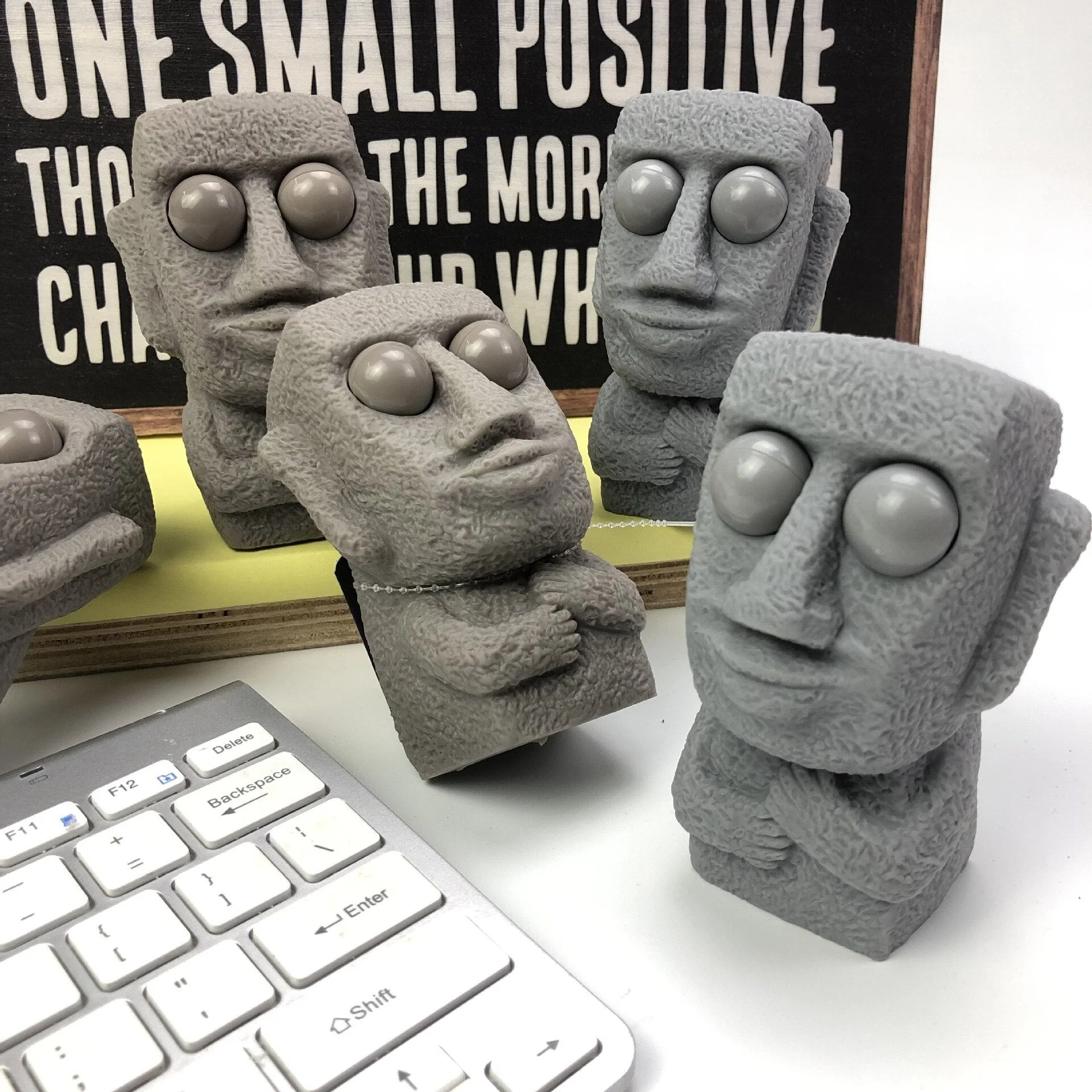 Eye-Popping Rock Man Fidget Toy - Image 1