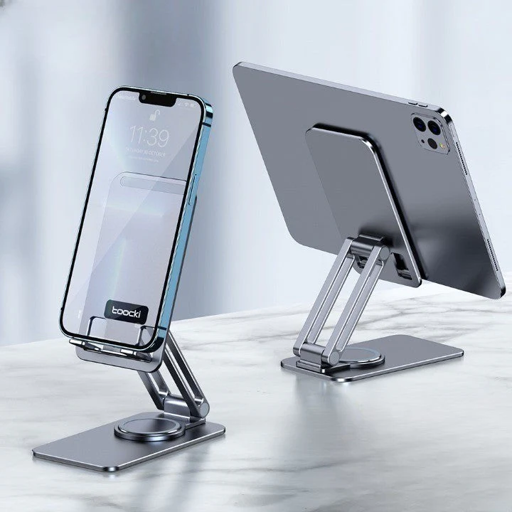 Universal Easy Fold Rotating Smartphone Holder - Image 1