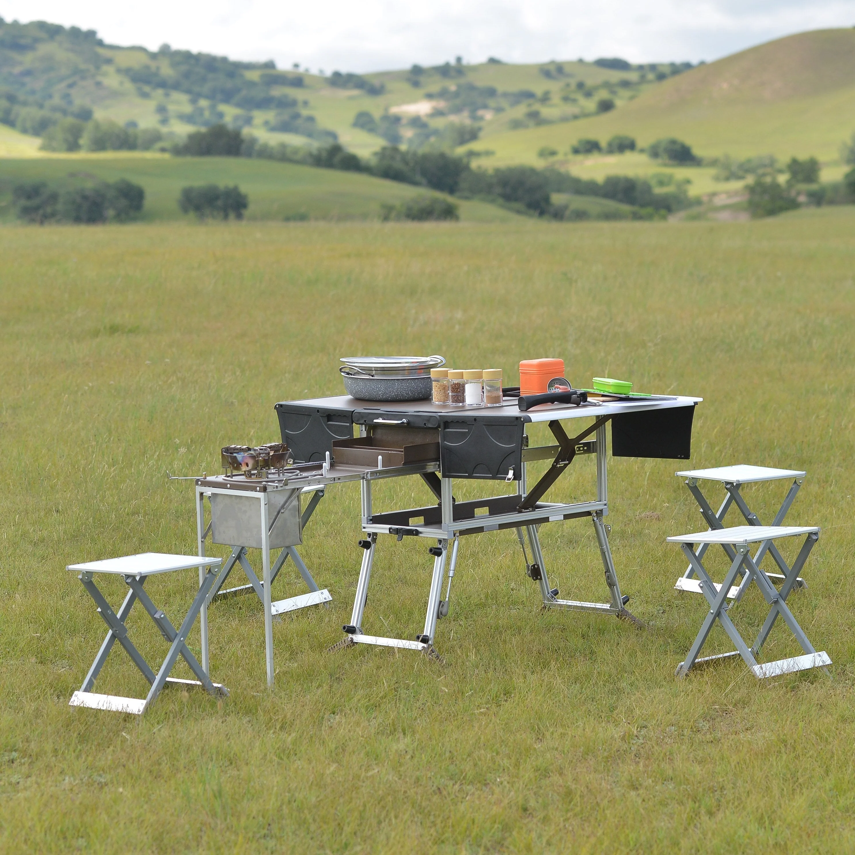 Outdoor Foldable Mobile Kitchen - Image 2