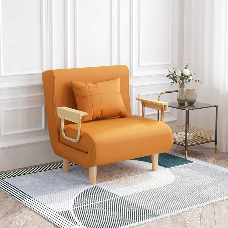 Modern Japanese Style Space Saving Foldable Single Sofa Bed - Image 1