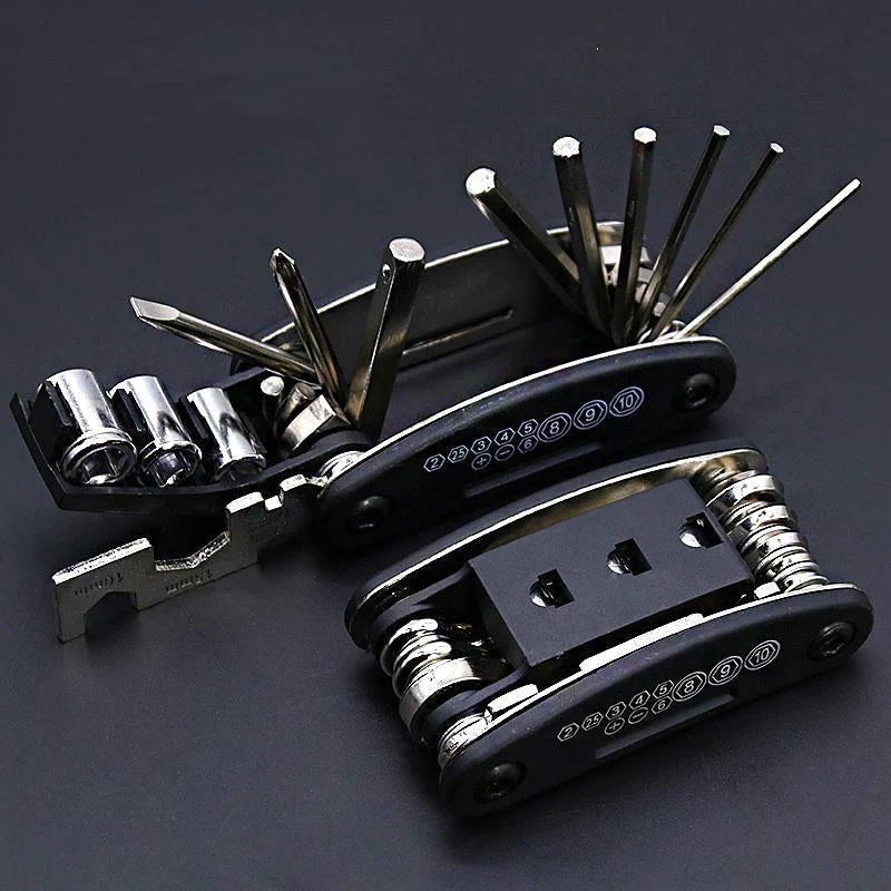 15in1 Multifunctional Pocket Size Bike Repair Tool Kit - Image 1