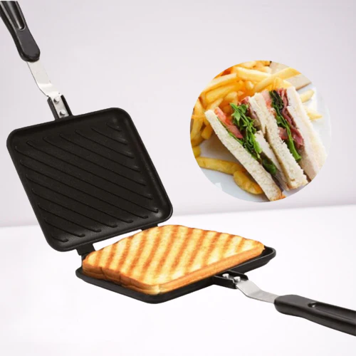 Double Sided Non-Stick Sandwich Maker Pan - Image 1