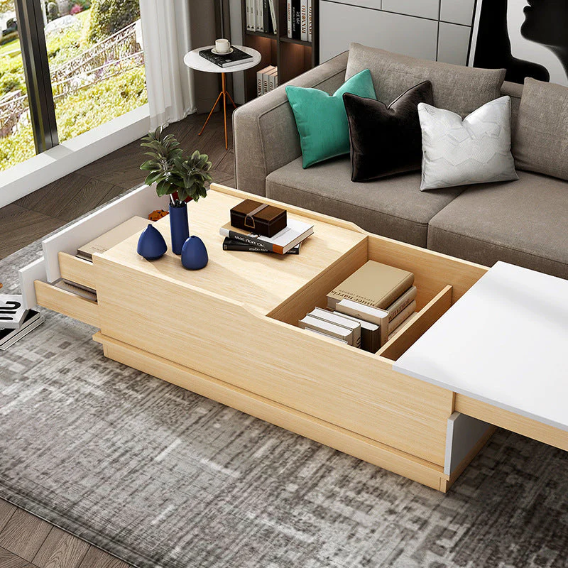 Bohemian Minimalist Vibe Foldable Coffee Table - Image 2