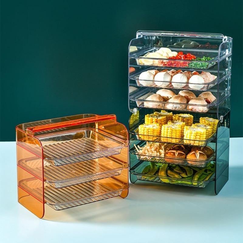 Multi-Layer Stackable Kitchen Storage Rack - Image 1