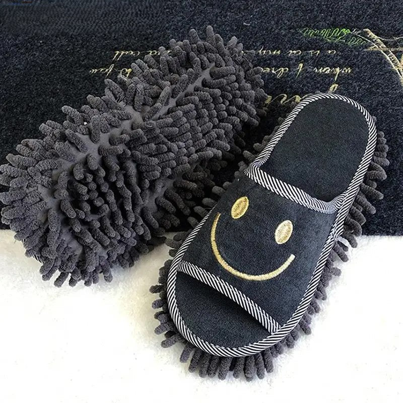 Home Helper Dust Cleaner Mop Slippers - Image 1