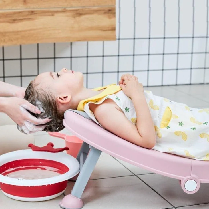 Foldable Kids Ergonomic Head Washing Chair - Image 1