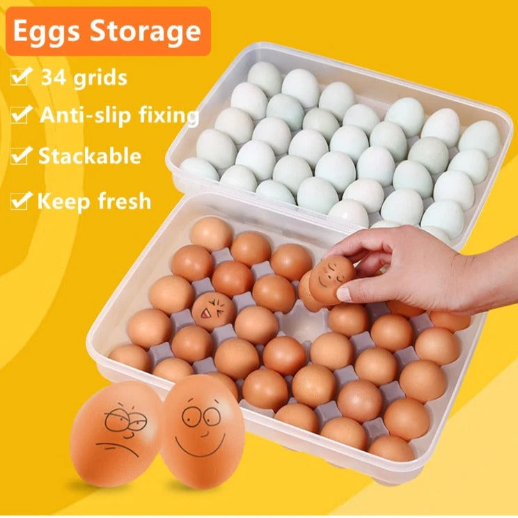 Japanese-Style Plastic Duck Egg Storage Box - Image 2