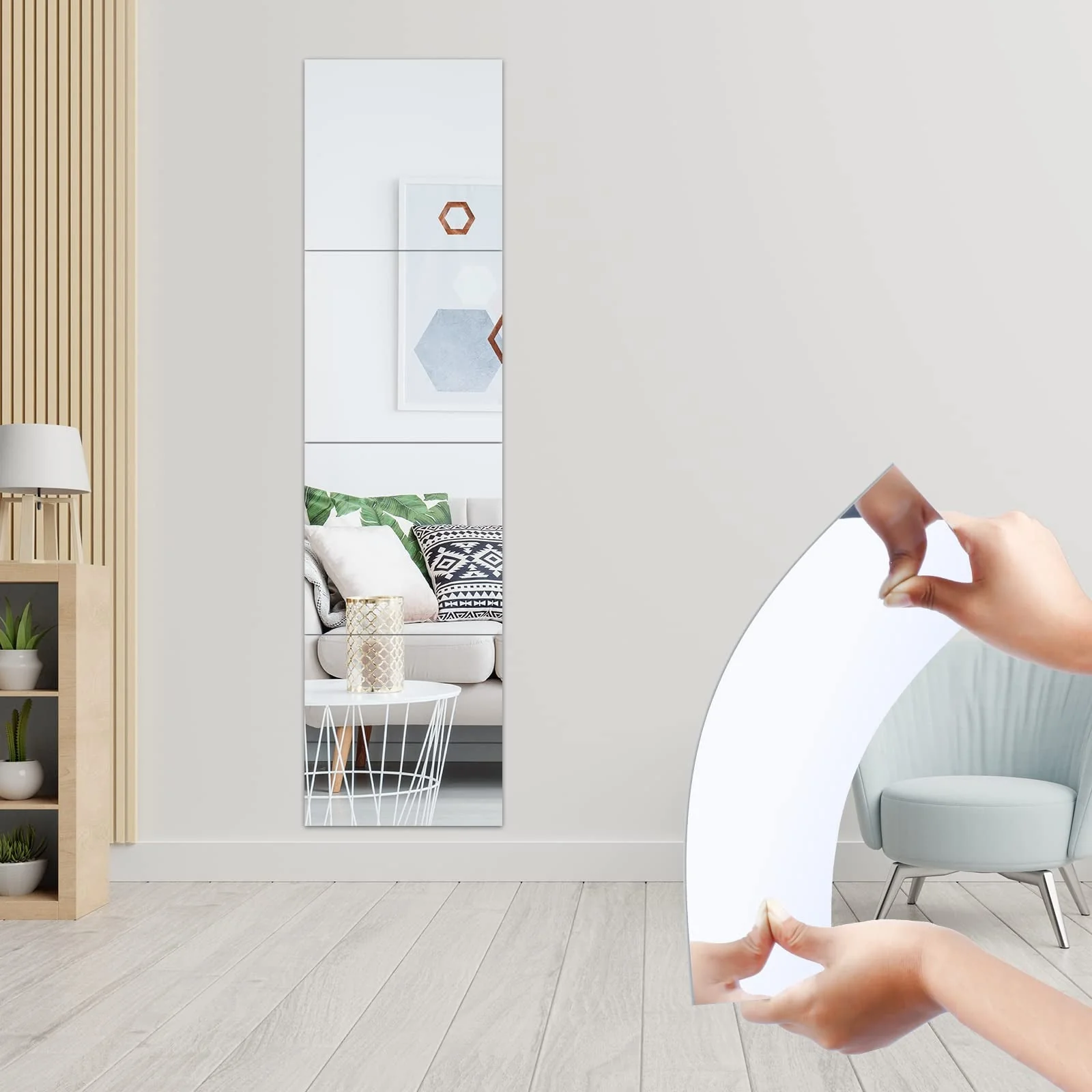 3D Self Adhesive DIY Mirror Wall Sticker - Image 2