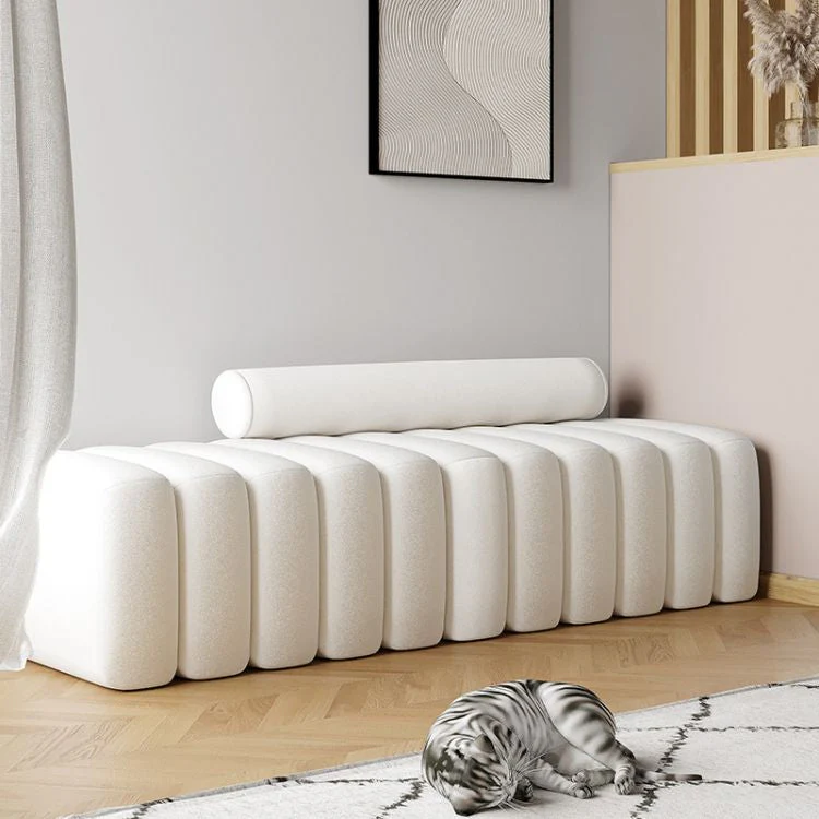 Nordic Style Elegant Living Room Ottoman Hallway Bench - Image 2