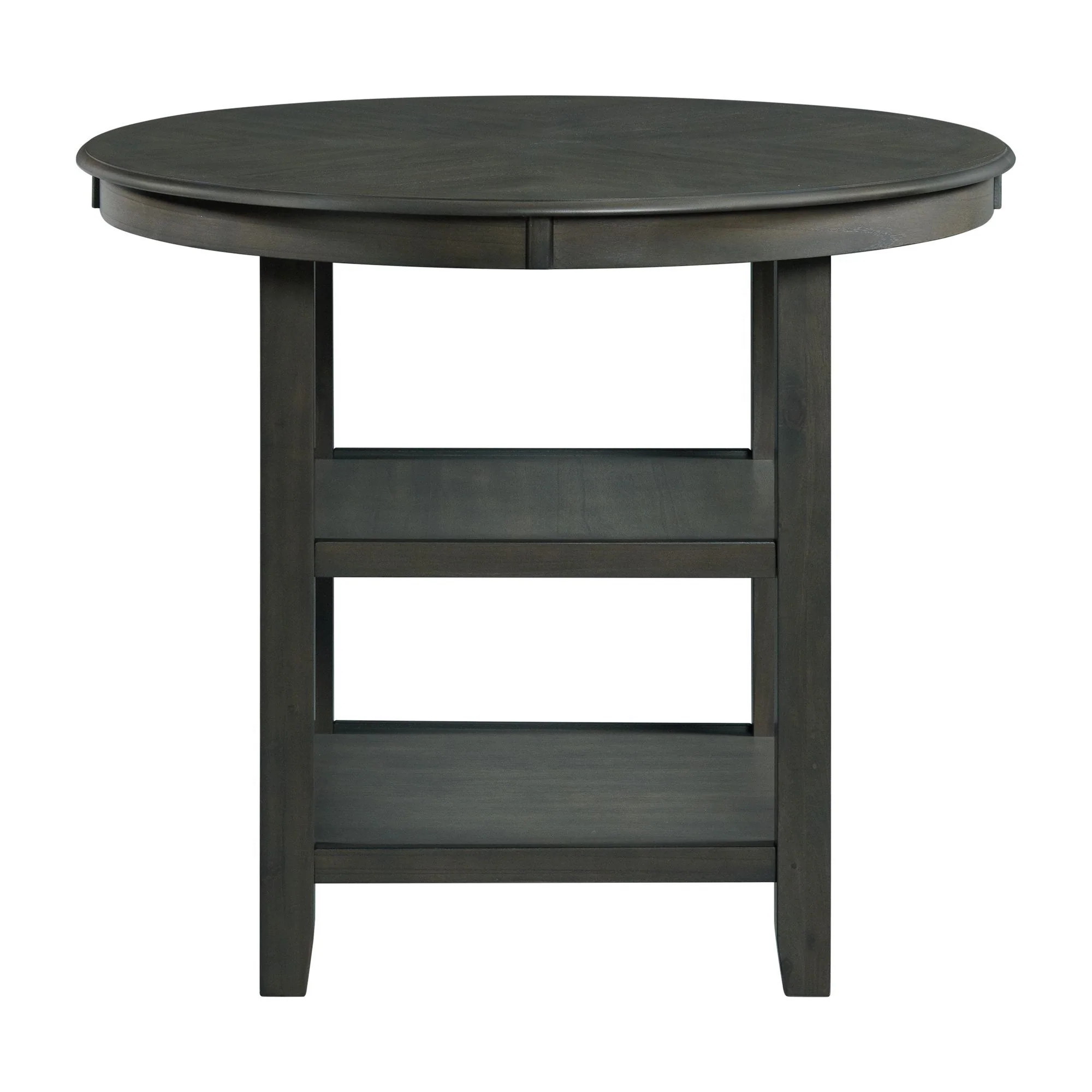 Amherst - Counter Table With Wood Leg - Gray Finish - Image 3