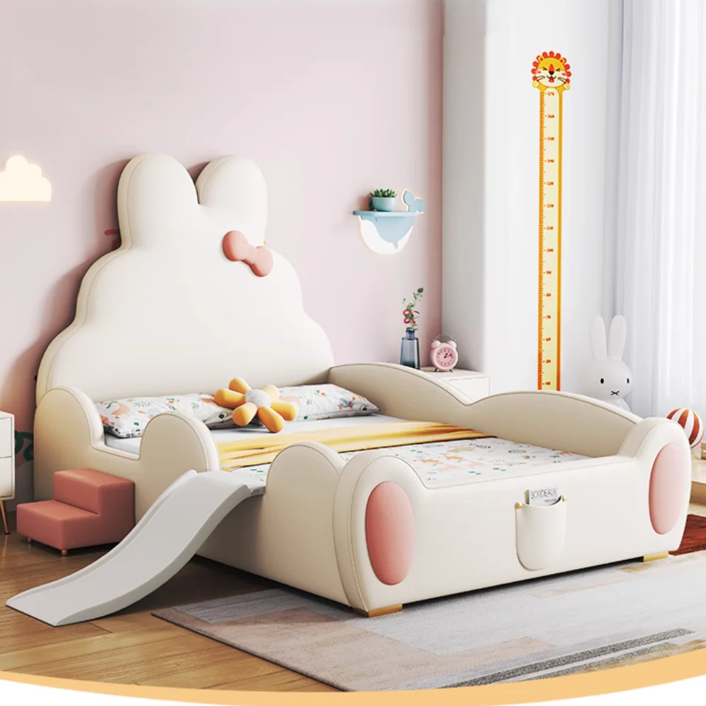 Jumpy Rabbit Cozy Kids Slide Bed - Image 2