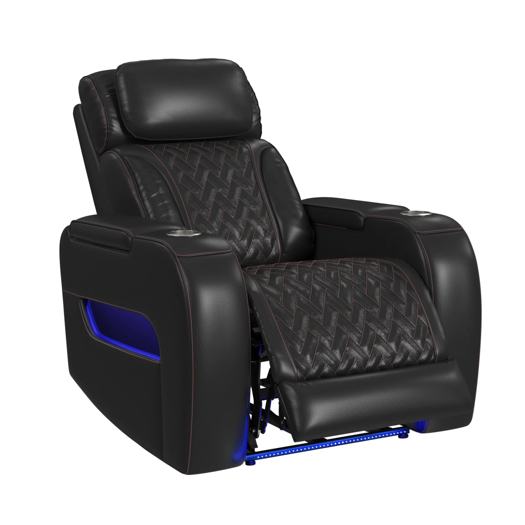 Prime Time - P3 Recliner With LED And Wireless Charger Pocket - Image 2