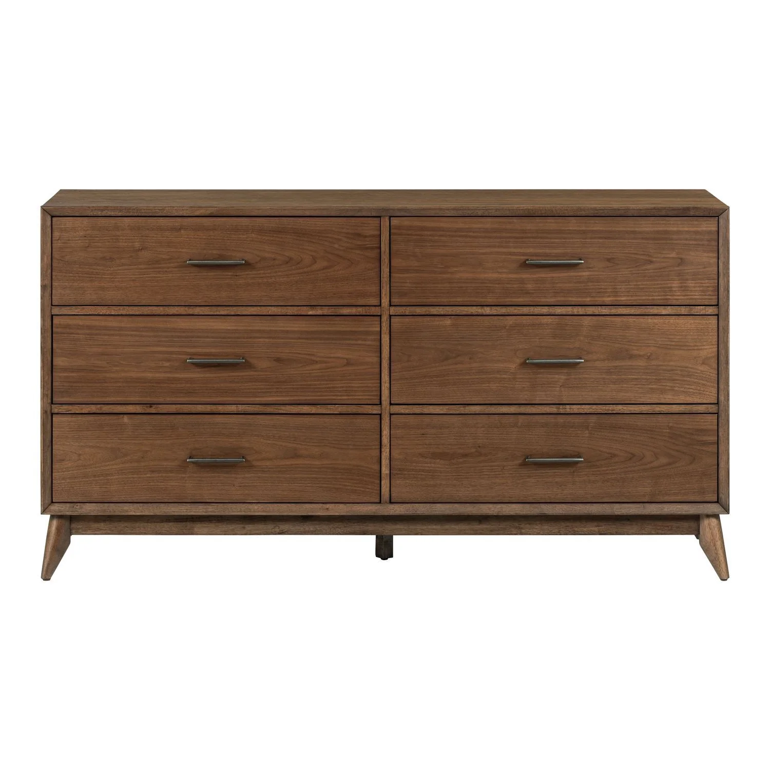 Century Modern - 6 Drawer Dresser - Walnut - Image 2