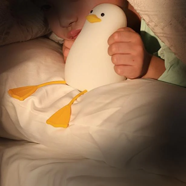 Happy Duck Bedside Night Lamp - Image 1