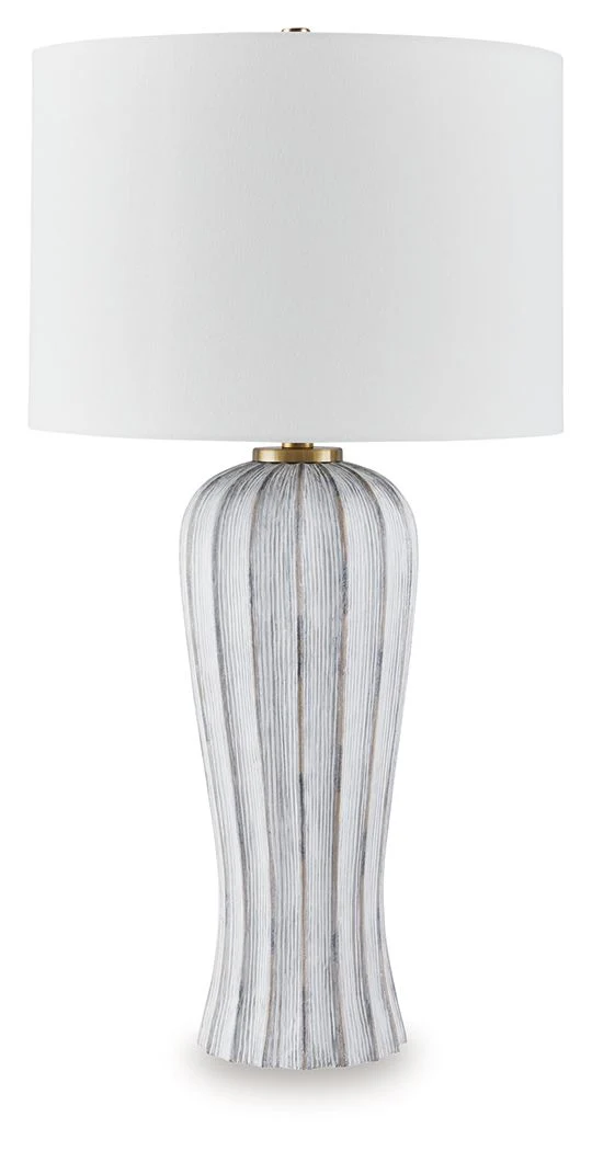 Lanwell – Poly Table Lamp – Antique Gray