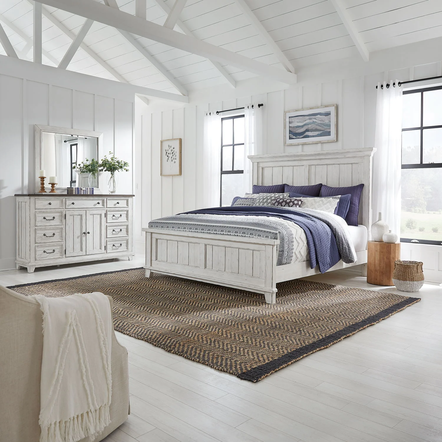 River Place - Panel Bedroom Set - Image 1