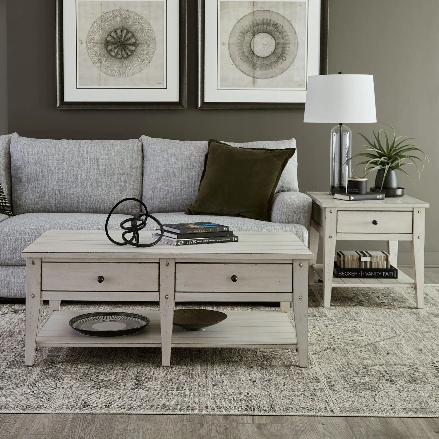 Lake House - 3 Piece Set (1-Cocktail 2-End Tables) - Image 2