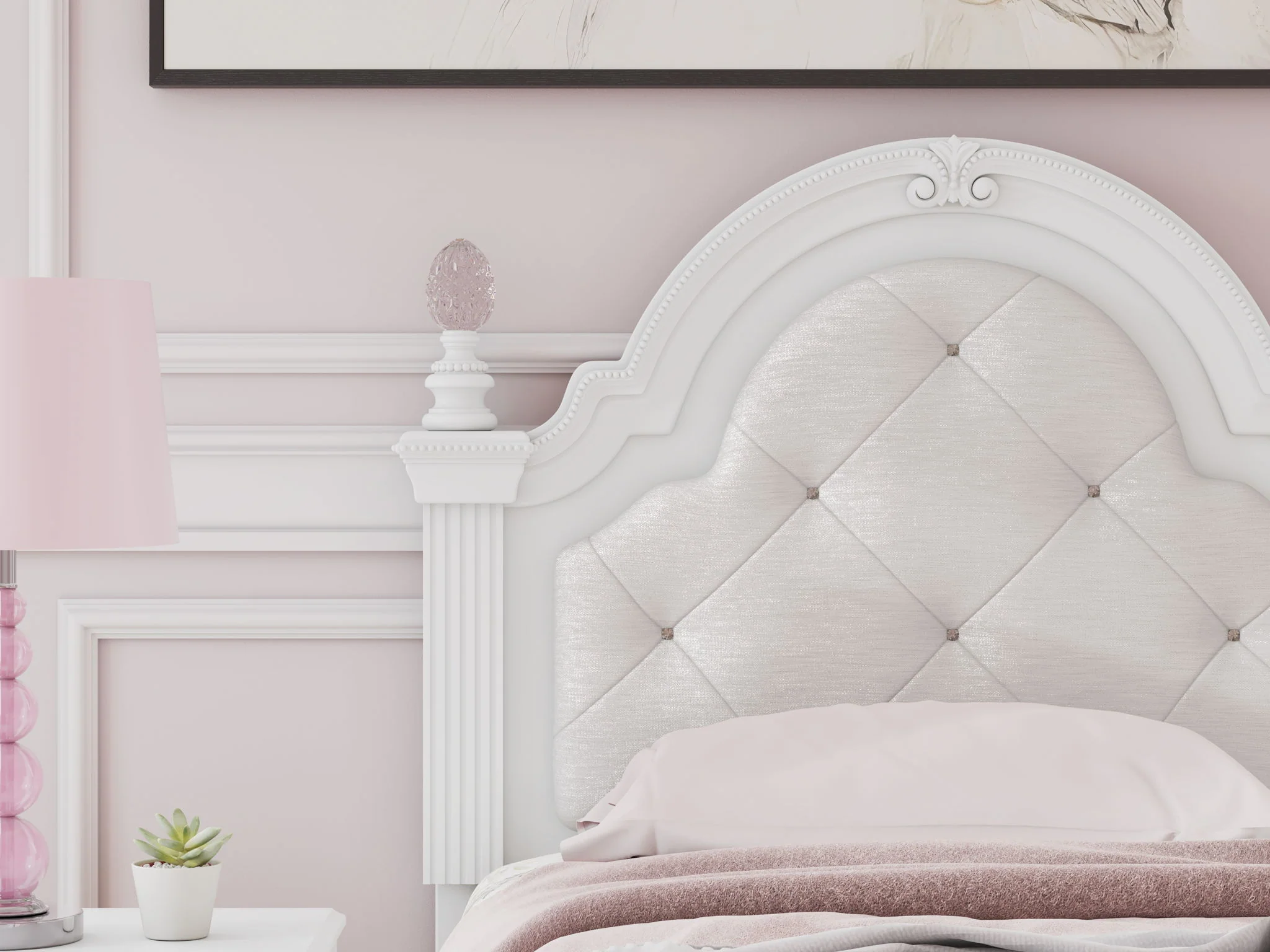 Kozlani - Upholstered Panel Headboard - Image 2