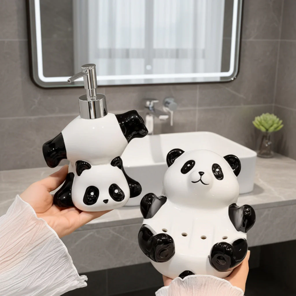 Flexible Panda Soap Dispenser - Image 3