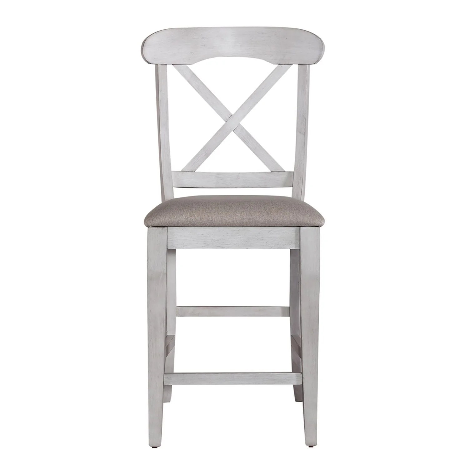 Ocean Isle - Upholstered X Back Counter Chair - Image 2