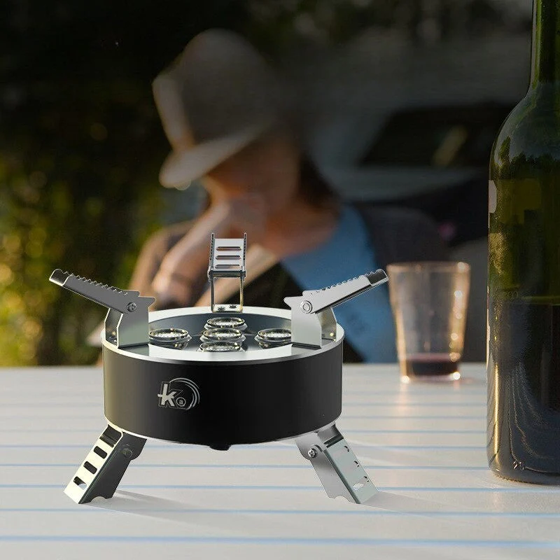 Ultra Light Camper Foldable Windproof Gas Stove - Image 3
