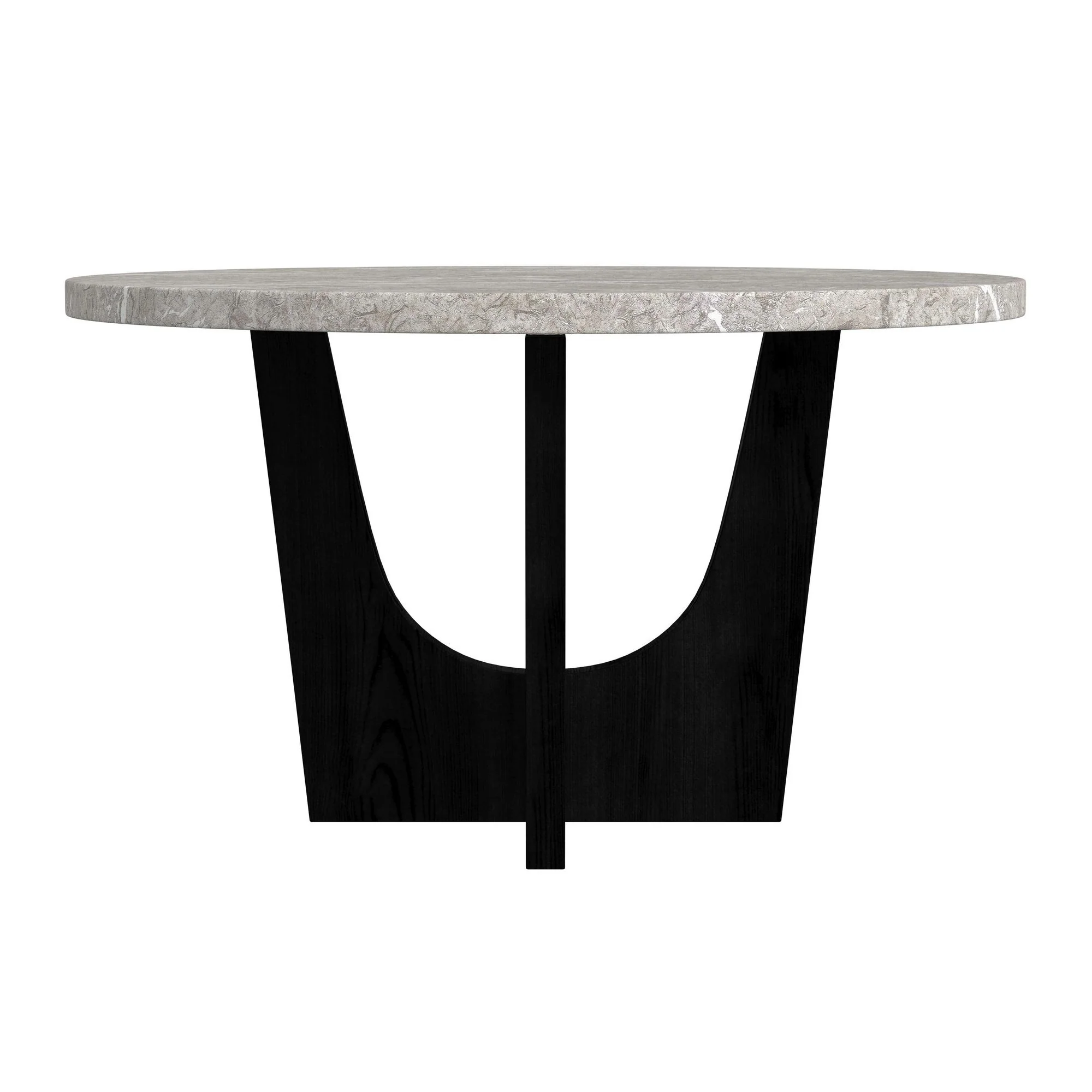 Oregon - Round Table With Faux Marble Top - Image 3