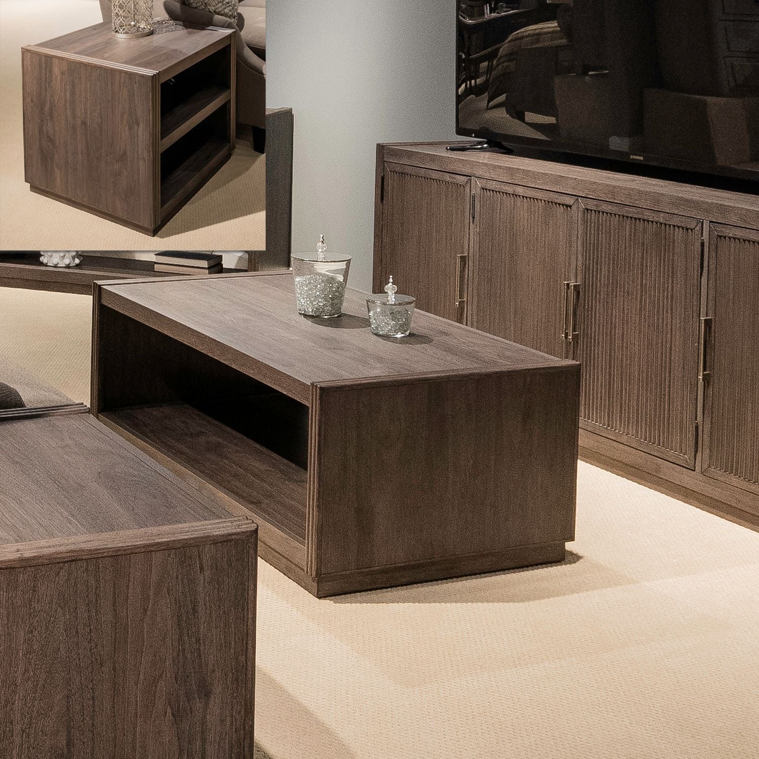 Modern Edge - 3 Piece Set - Caffe - Image 1