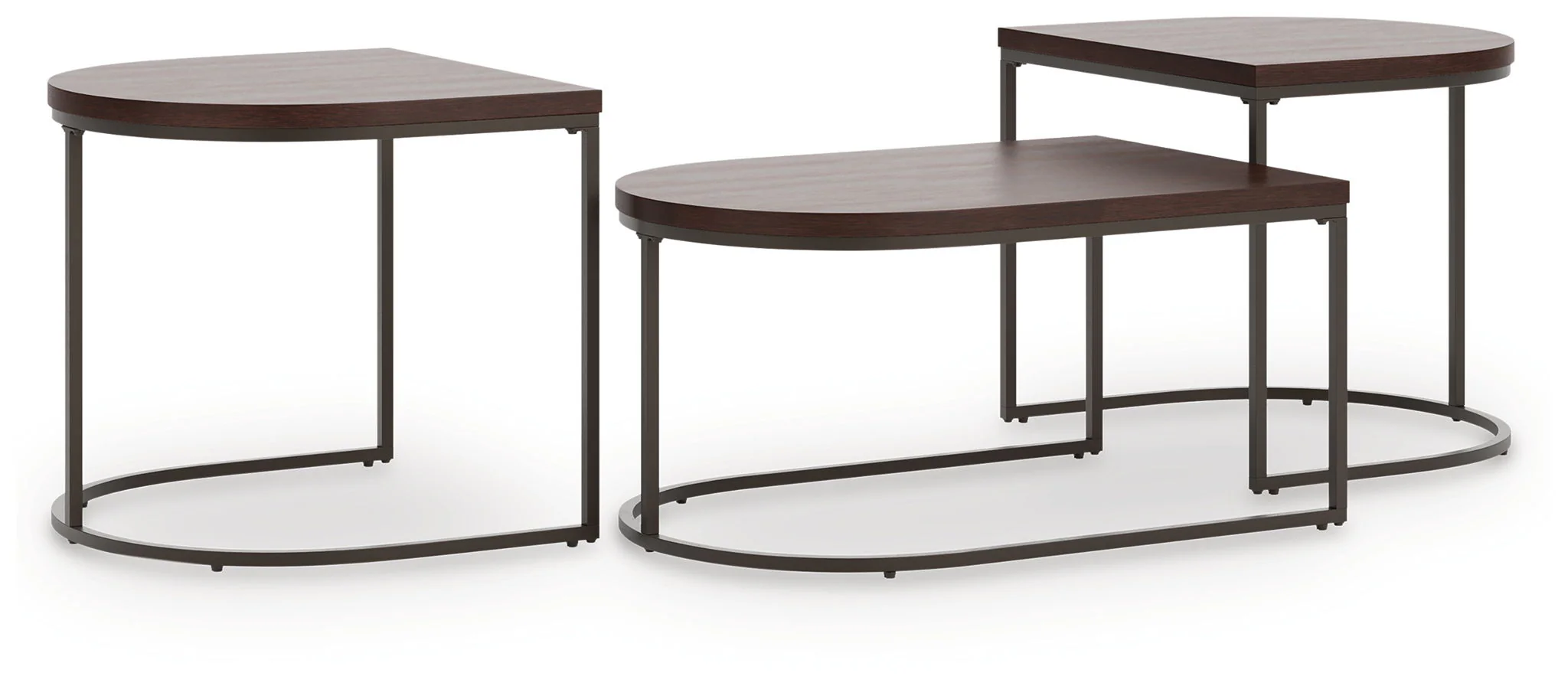 Vanmore - Occasional Table Set (Set of 3) - Dark Brown - Image 1