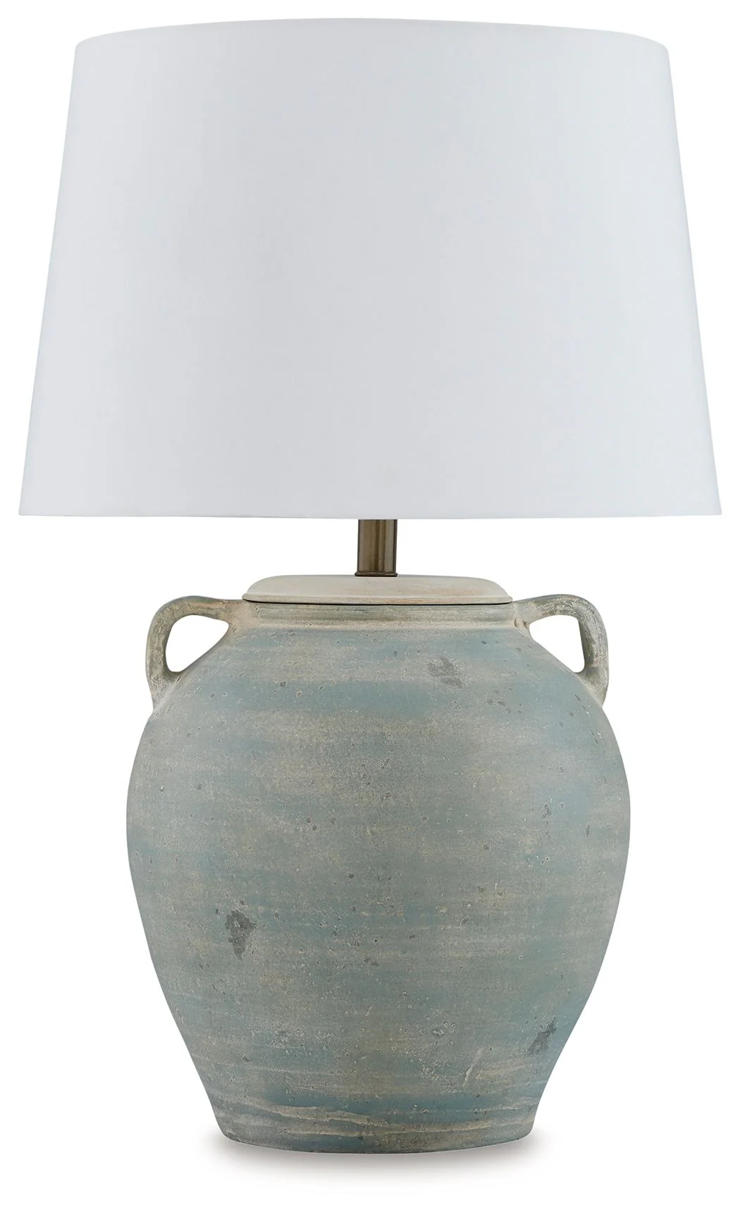 Shawburg - Terracotta Table Lamp - Antique Green - Image 1