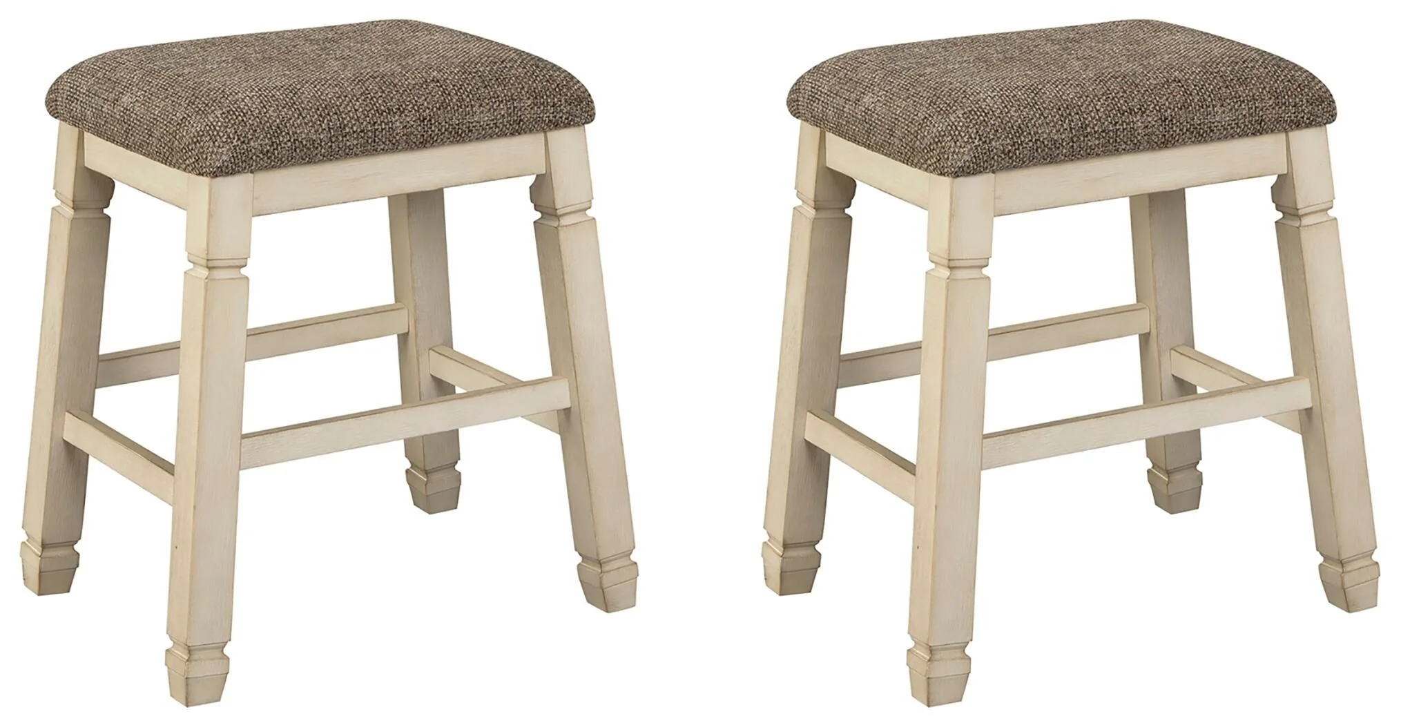 Bolanburg – Upholstered Stool (Set of 2) – Beige