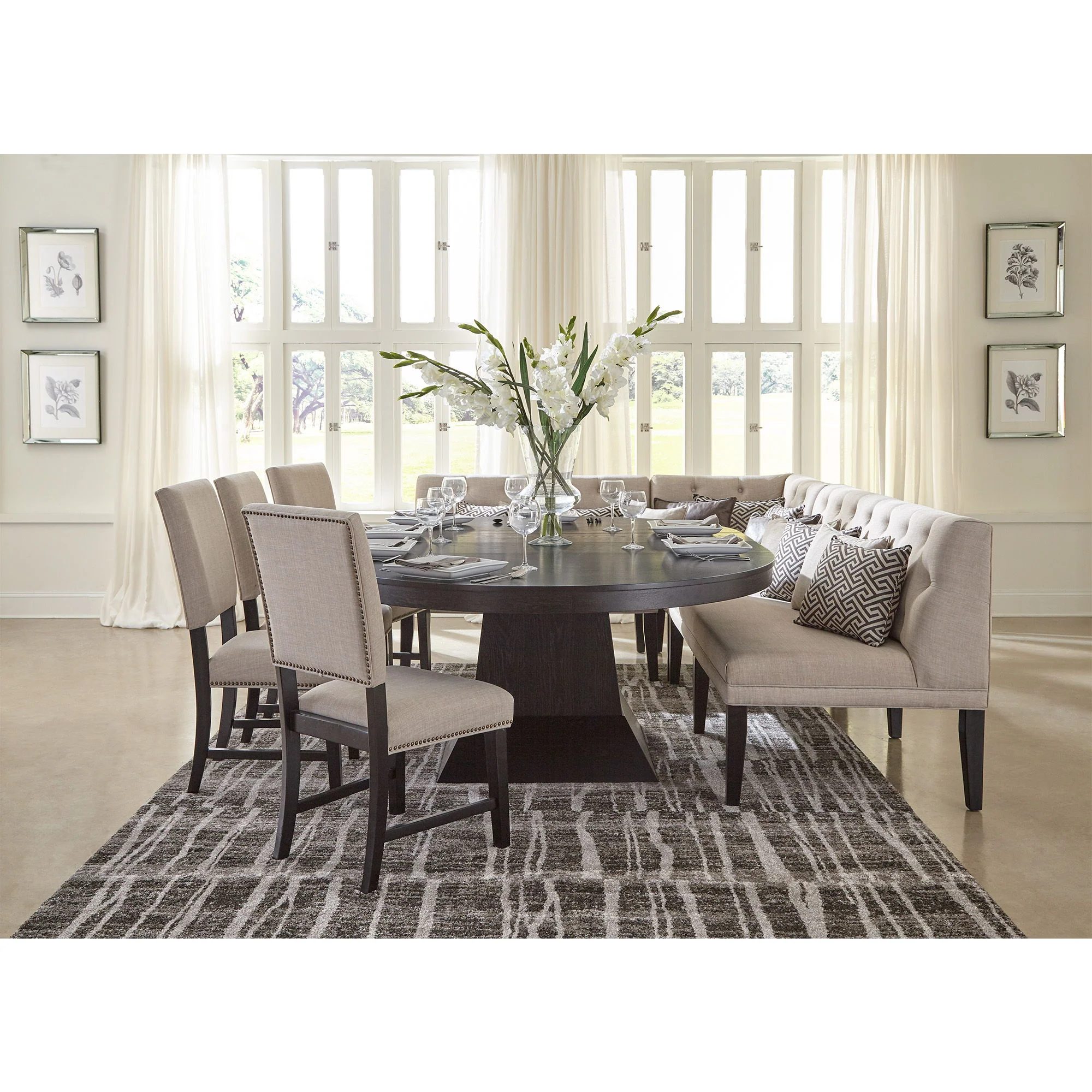 Maddox - Sofa With Seven Pillows - Beige - Image 2