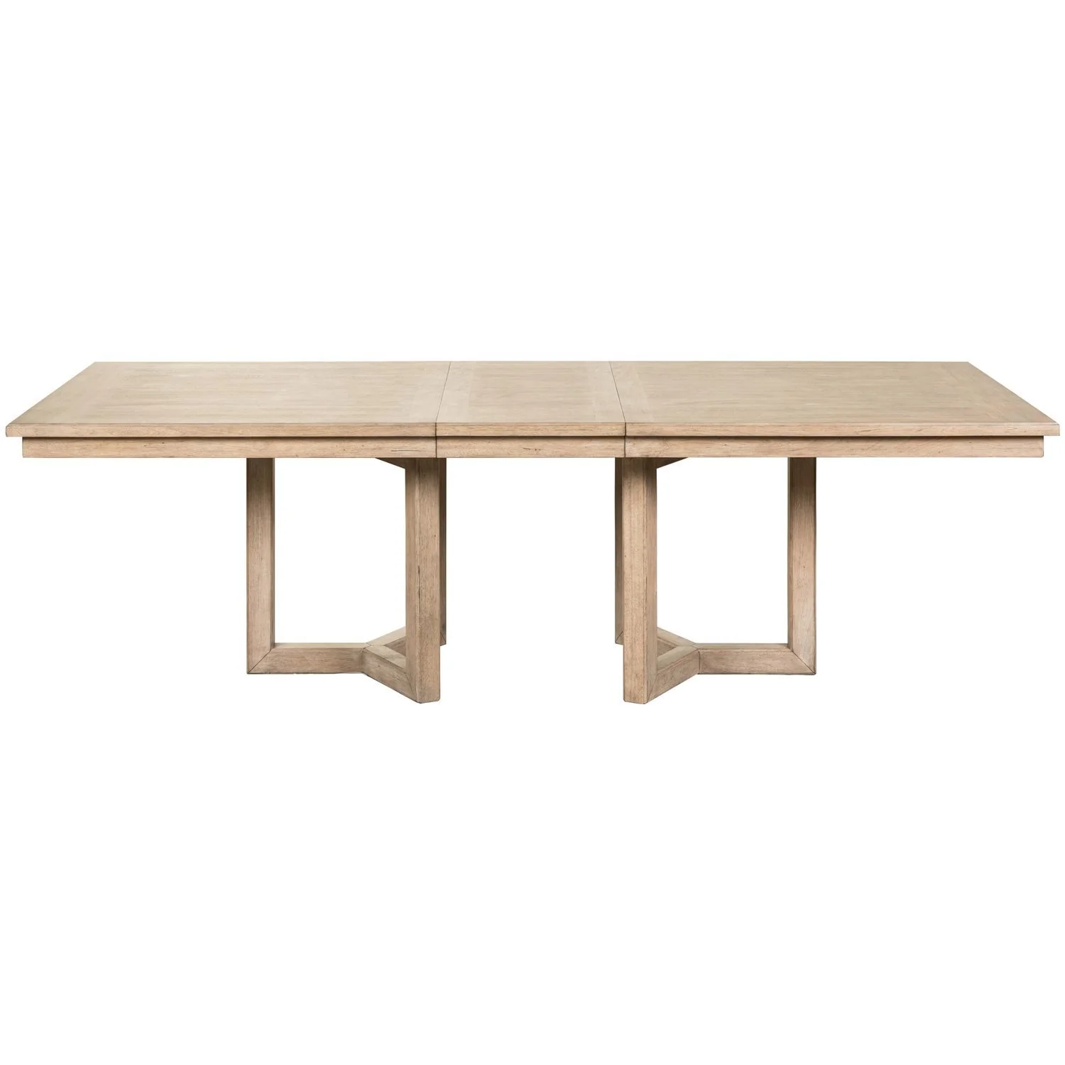 Proximity Place - Double Pedestal Table - Barley Buff - Image 2