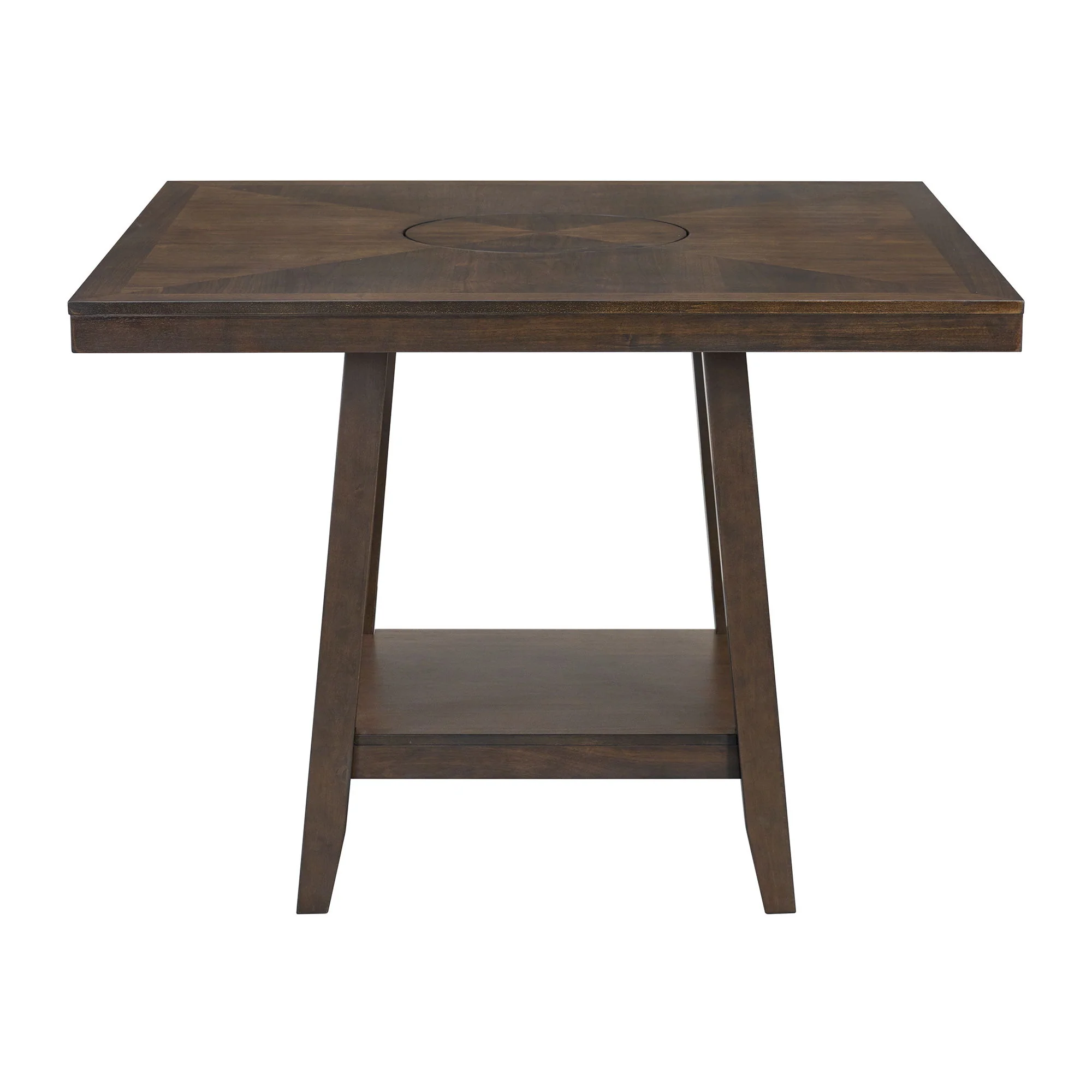 Seneca - Square Counter Table With Lazy Susan - Image 3