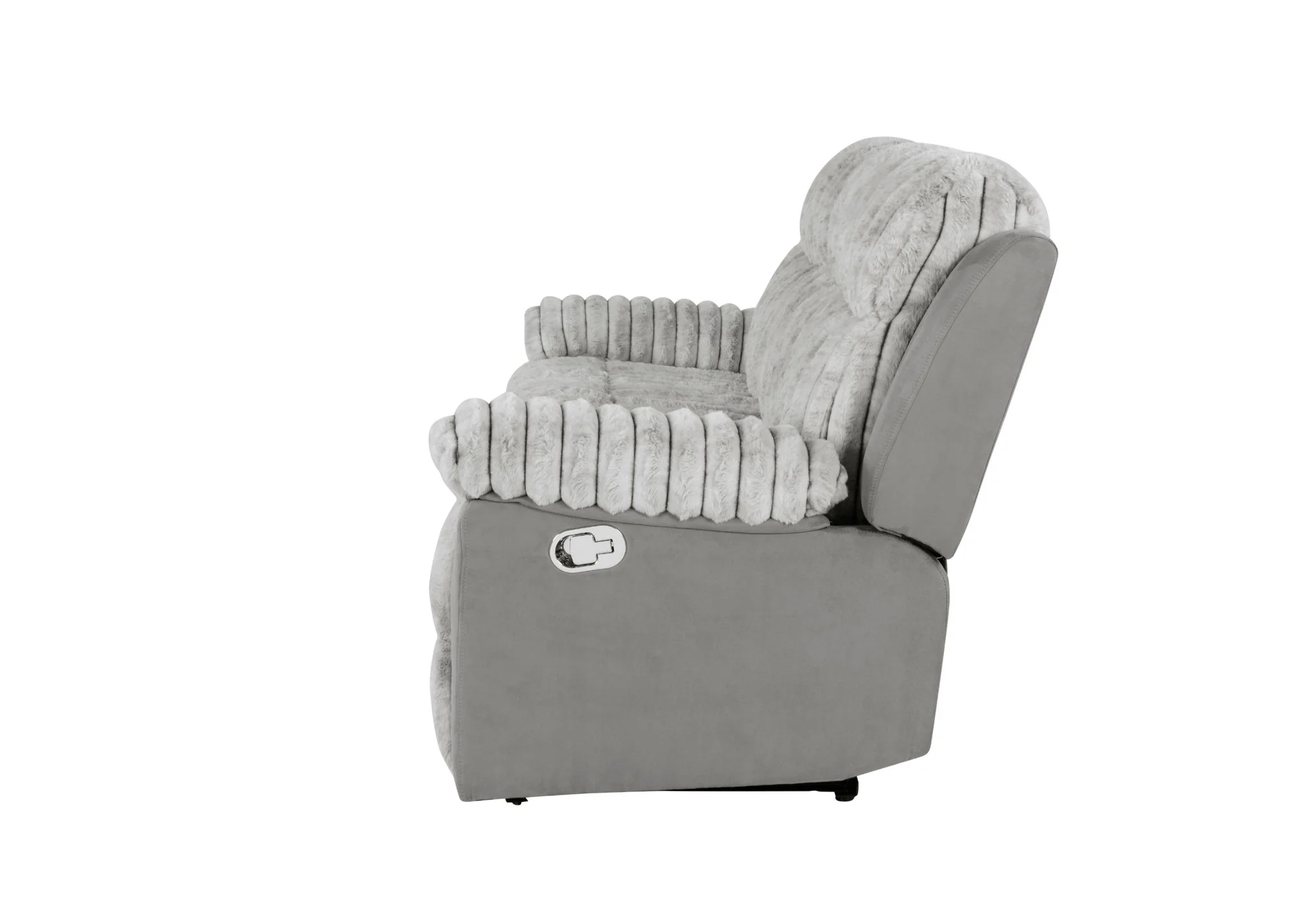 Global 80" Reclining Sofa - Gray - Image 2