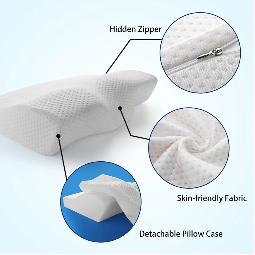 Neck Support Memory Foam Pillow - Image 3