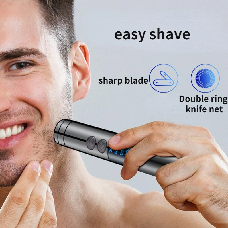 Built-in Lighter Windproof Rechargeable Beard Trimmer - Image 2