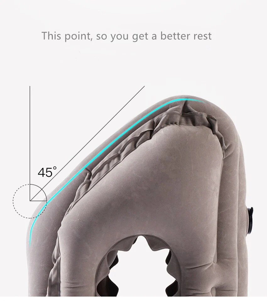 Inflatable Headrest Travel Pillow - Image 2
