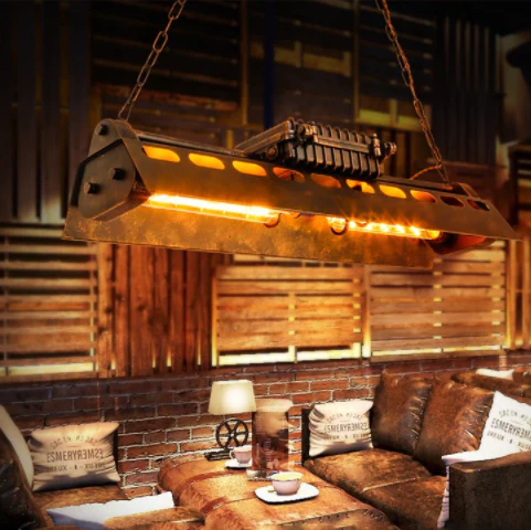 Industrial Loft Style Iron Pendant Light - Image 3