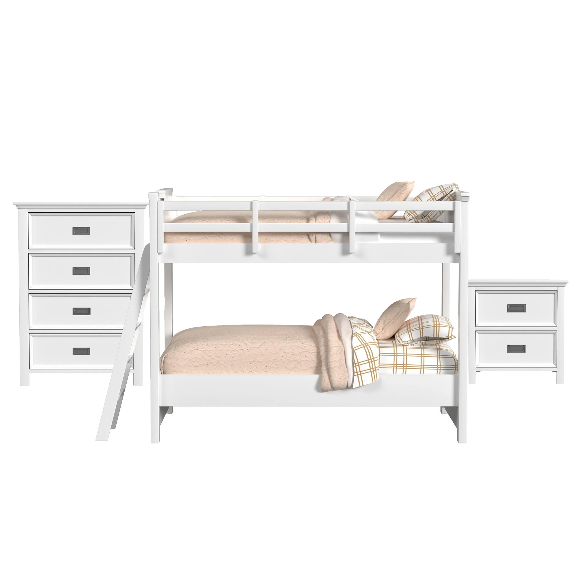 Hampton Kids – Bunk With Ladder Bedroom Set