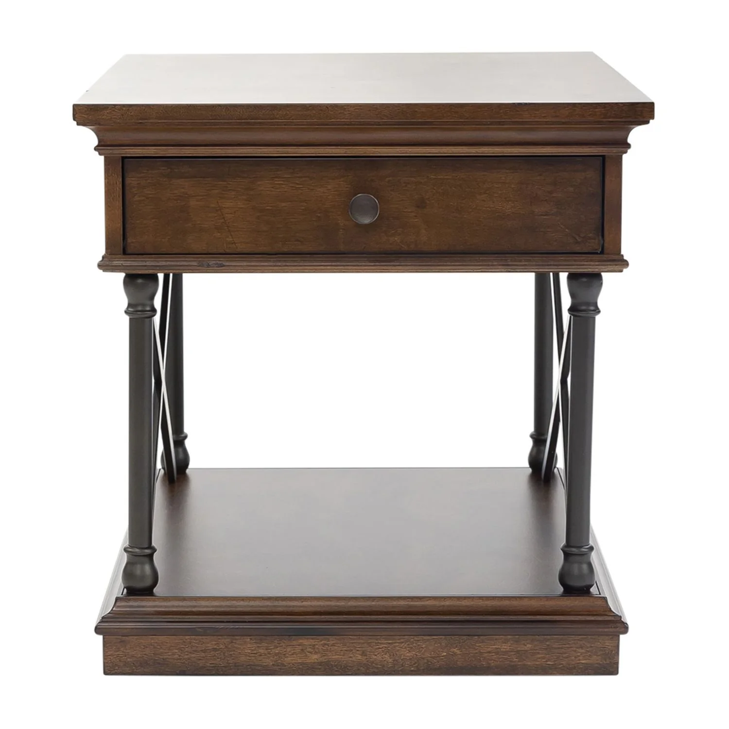 Tribeca - Drawer End Table - Cordovian Brown - Image 2