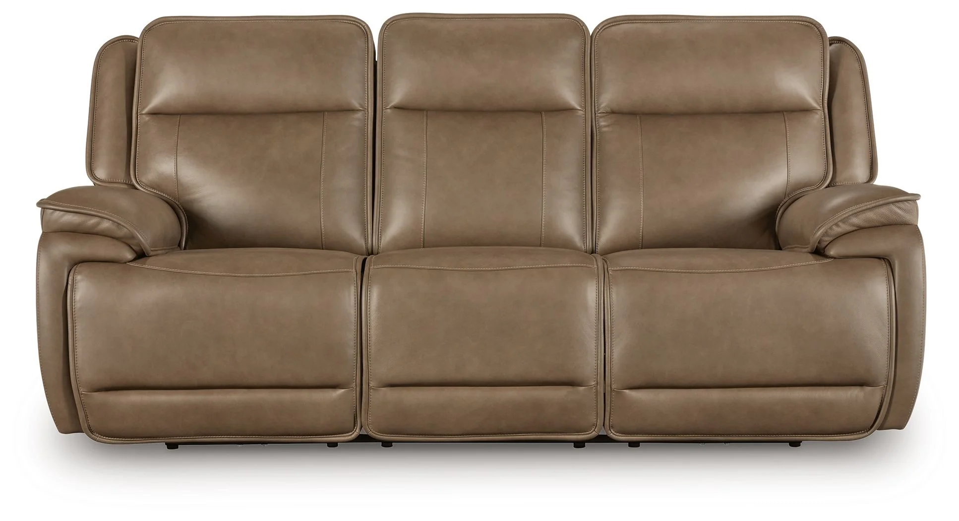 Glencroft - Power Reclining Sofa With Adjustable Headrest - Sahara - Image 3