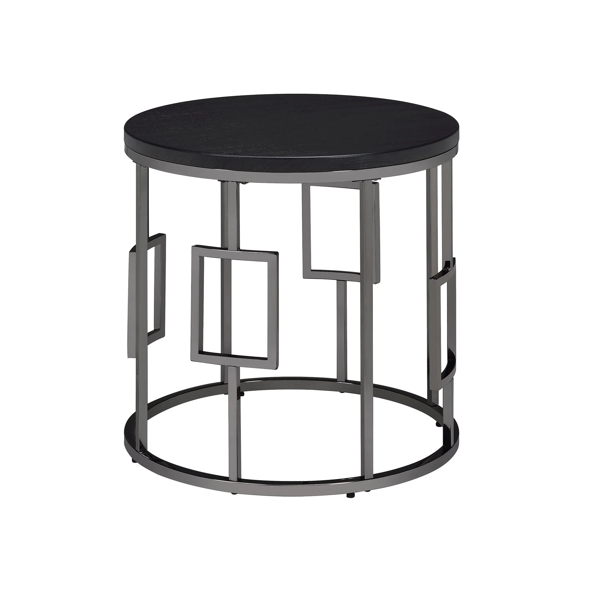 Ester – Round End Table – Chrome