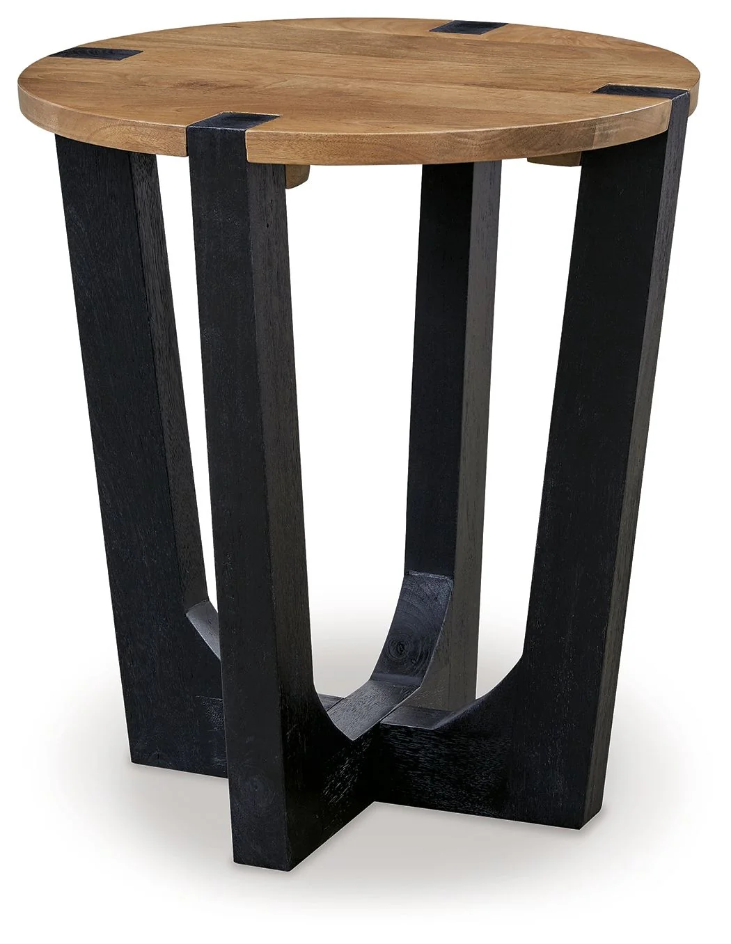 Hanneforth - Round End Table - Brown - Image 1